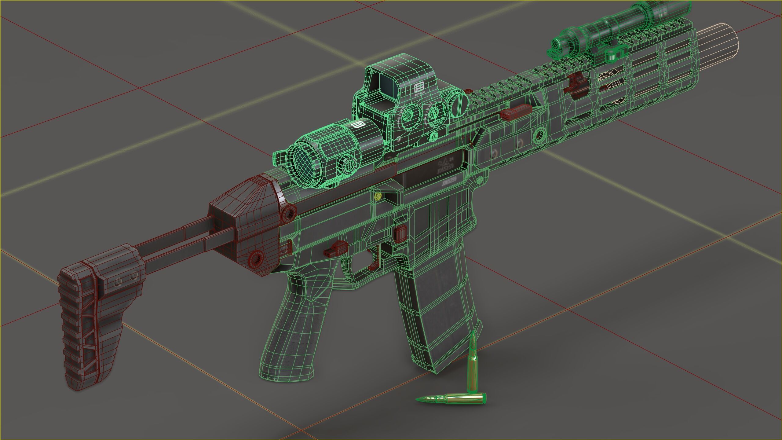 CZ - Bren 3 Low-poly 3D model_14