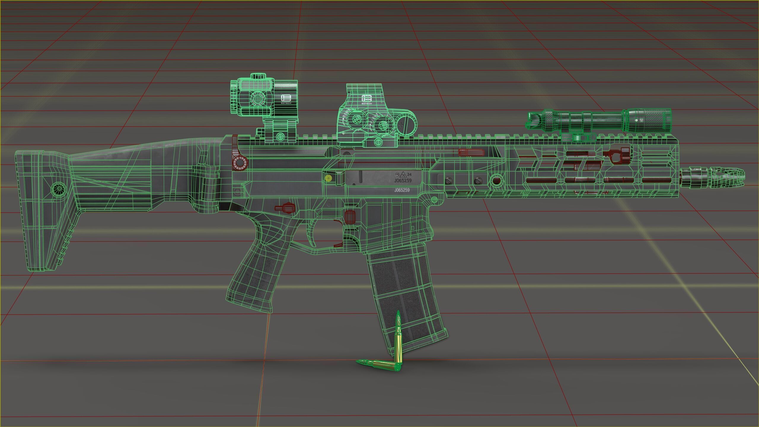 CZ - Bren 3 Low-poly 3D model_35