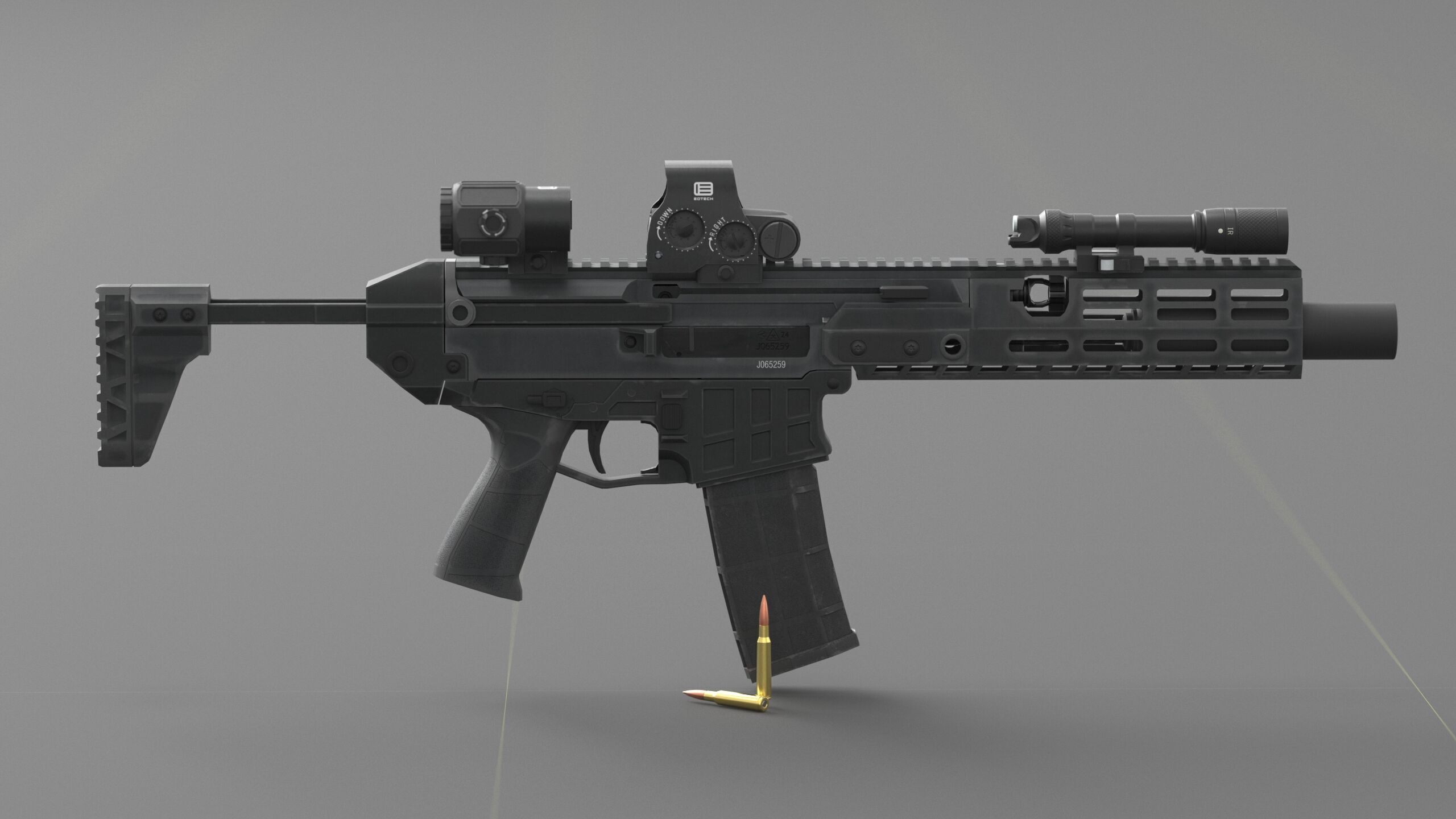 CZ - Bren 3 Low-poly 3D model_58