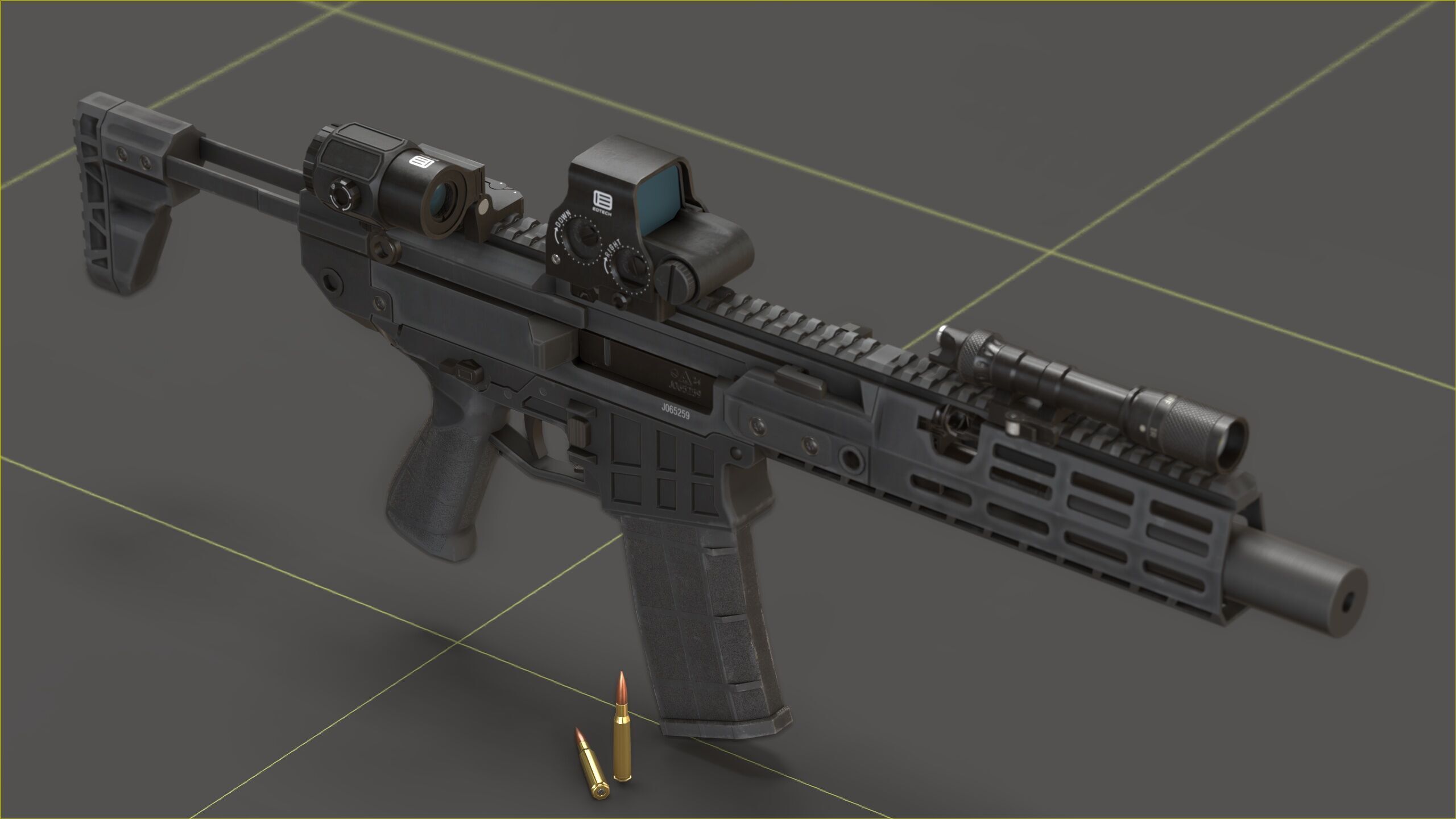 CZ - Bren 3 Low-poly 3D model_17