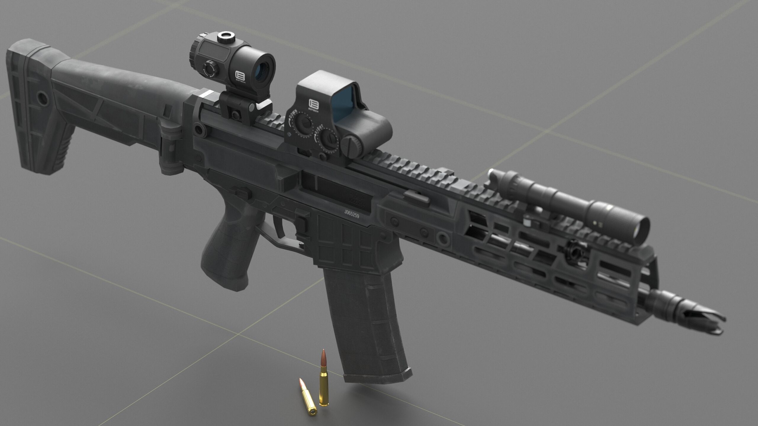 CZ - Bren 3 Low-poly 3D model_44