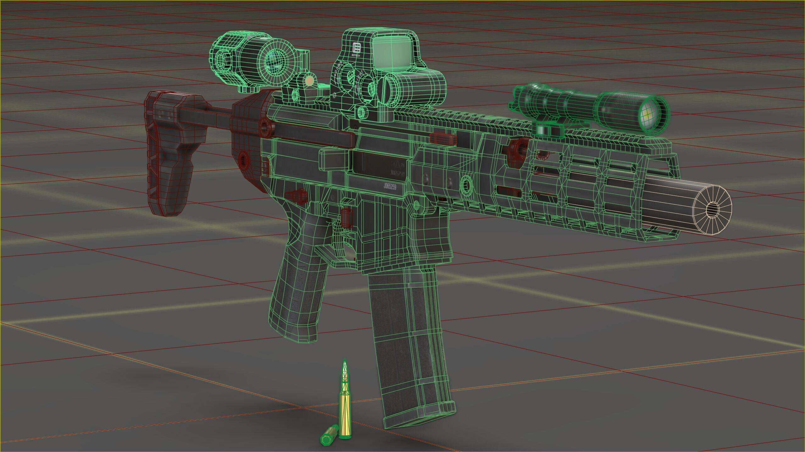 CZ - Bren 3 Low-poly 3D model_30
