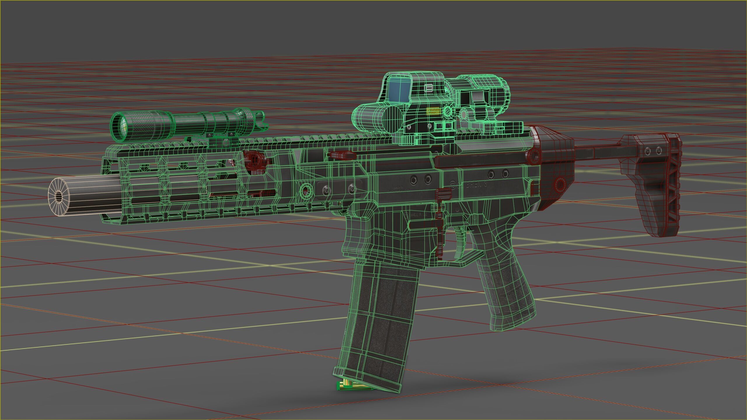 CZ - Bren 3 Low-poly 3D model_26