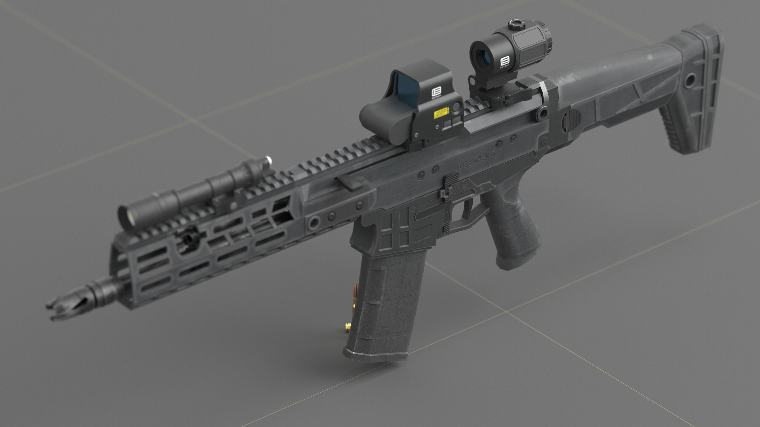 CZ - Bren 3 Low-poly 3D model_40