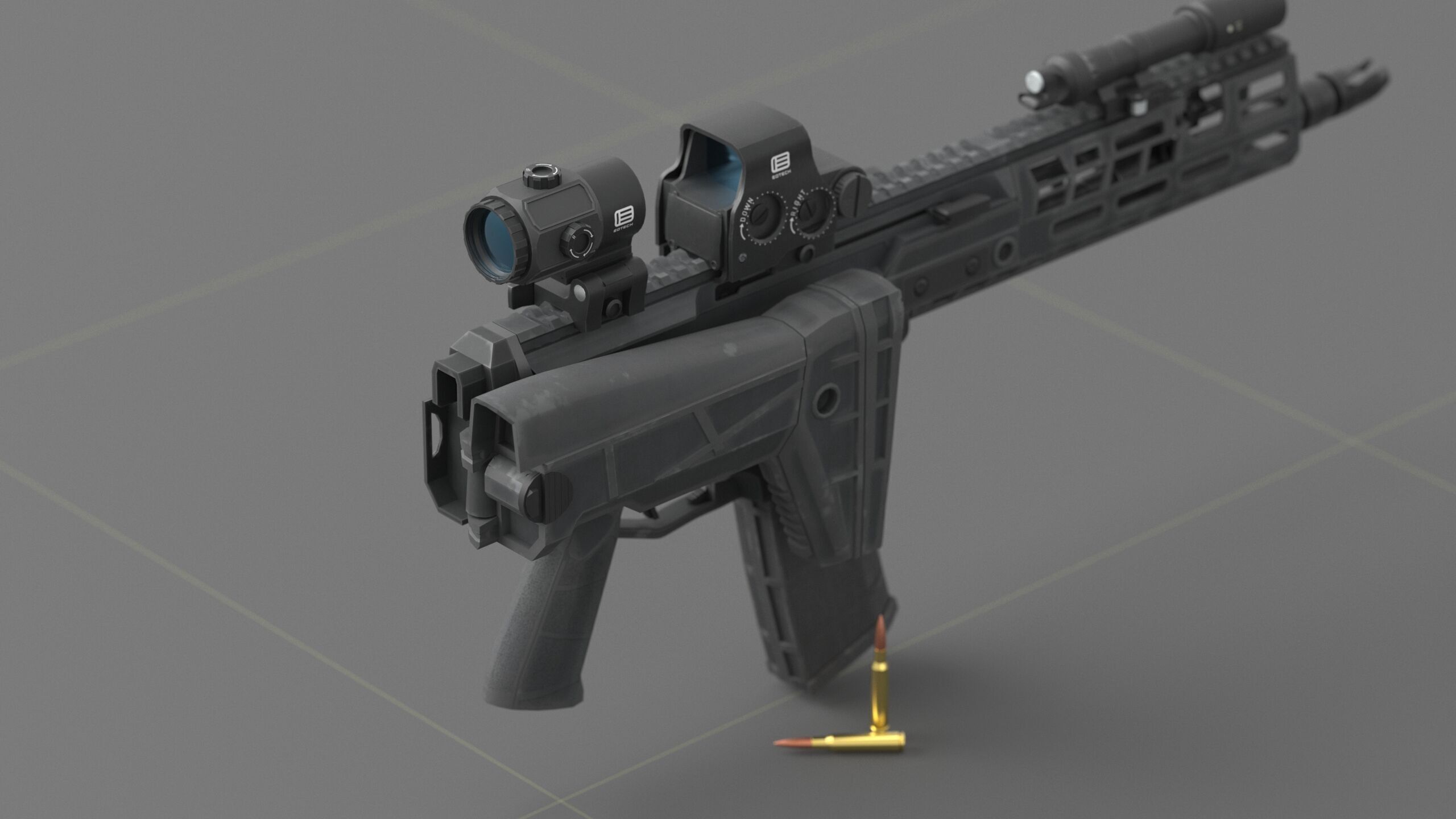 CZ - Bren 3 Low-poly 3D model_43