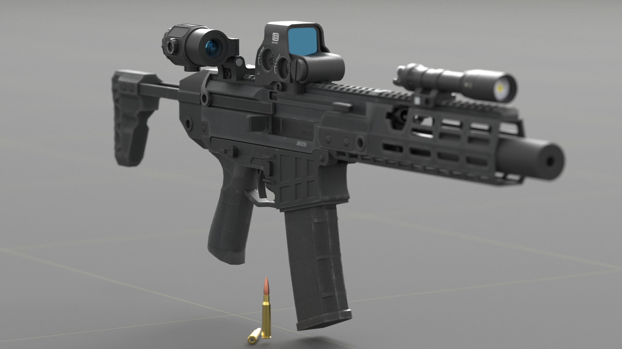 CZ - Bren 3 Low-poly 3D model_57