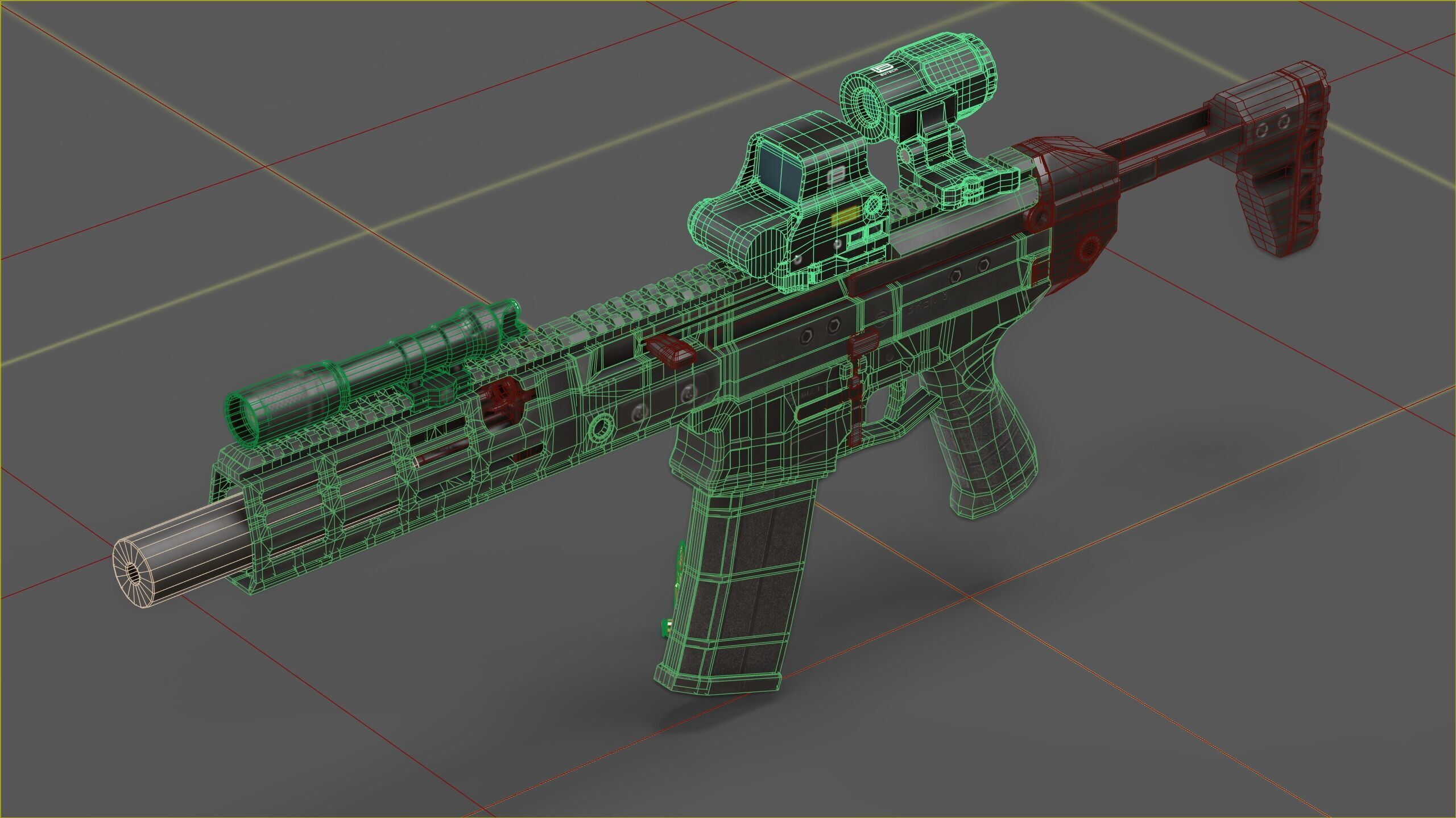 CZ - Bren 3 Low-poly 3D model_6