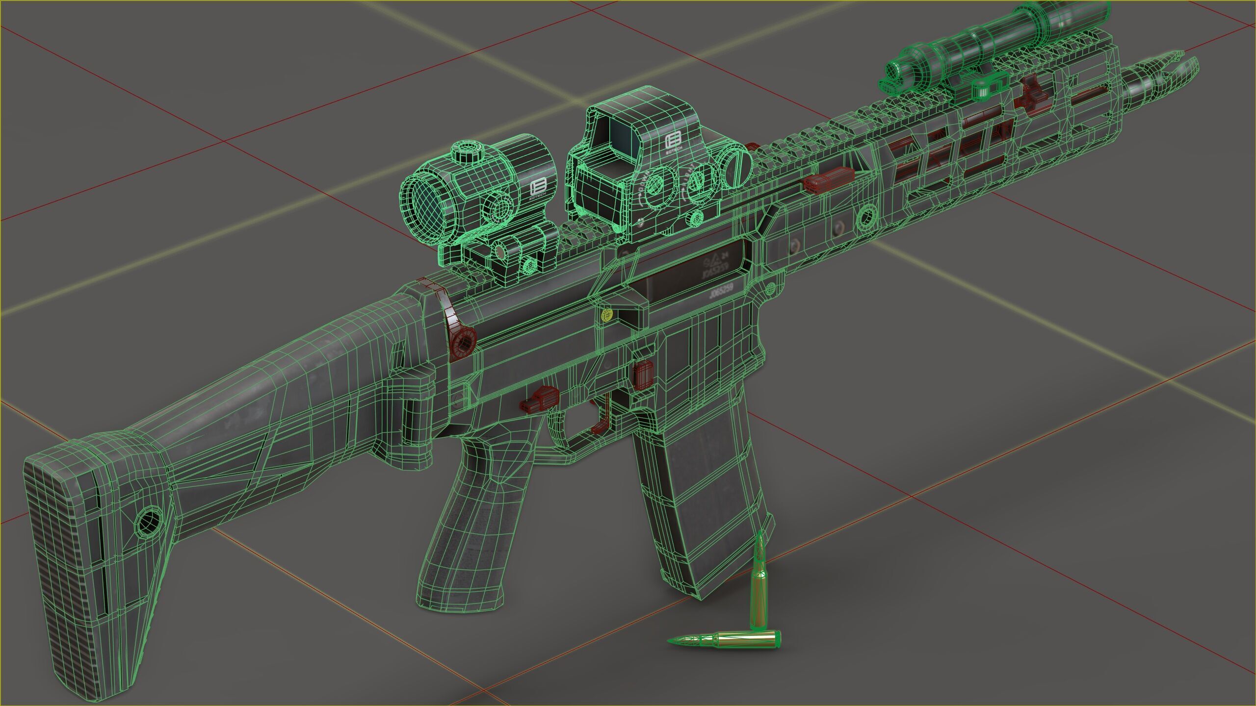 CZ - Bren 3 Low-poly 3D model_15