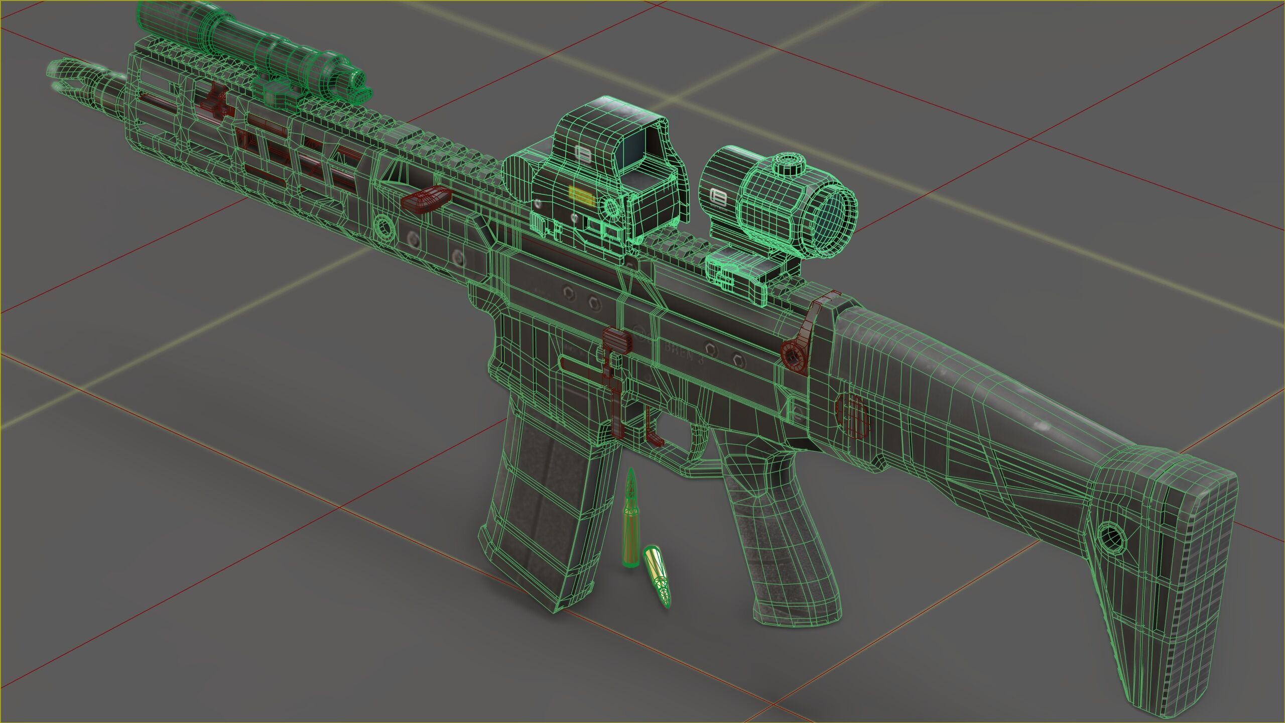 CZ - Bren 3 Low-poly 3D model_11
