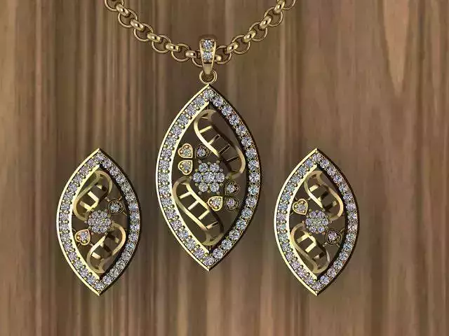 Beautiful diamond pendant