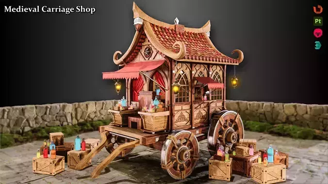 Medieval Carriage Shop