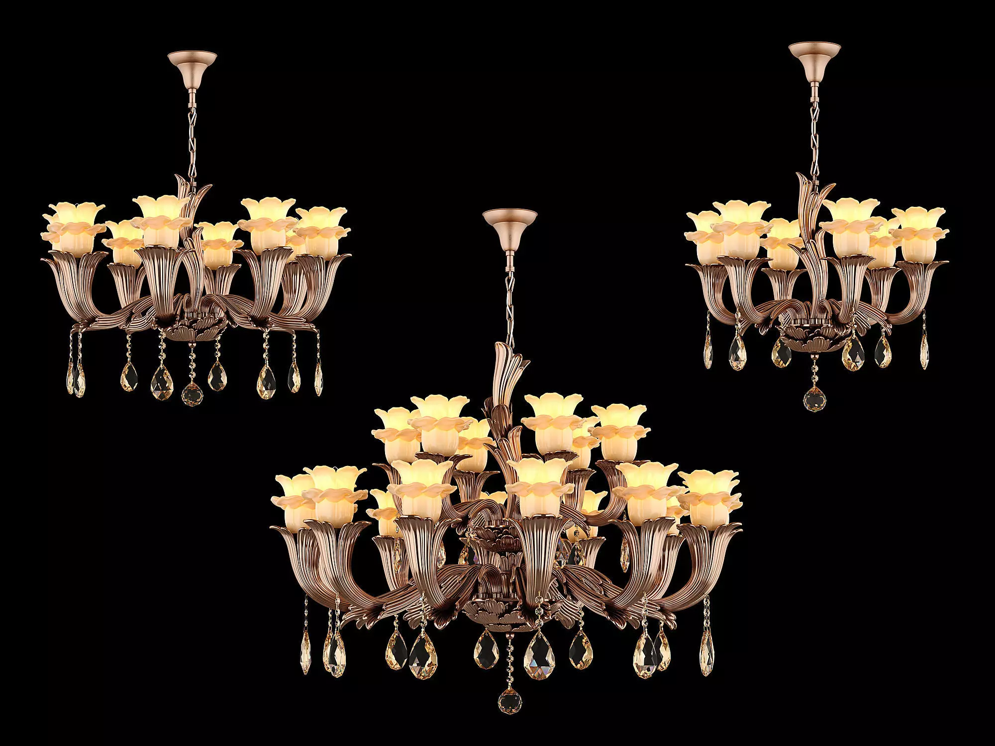 76001 Osgona Collection of Murano Glass Lamps _0
