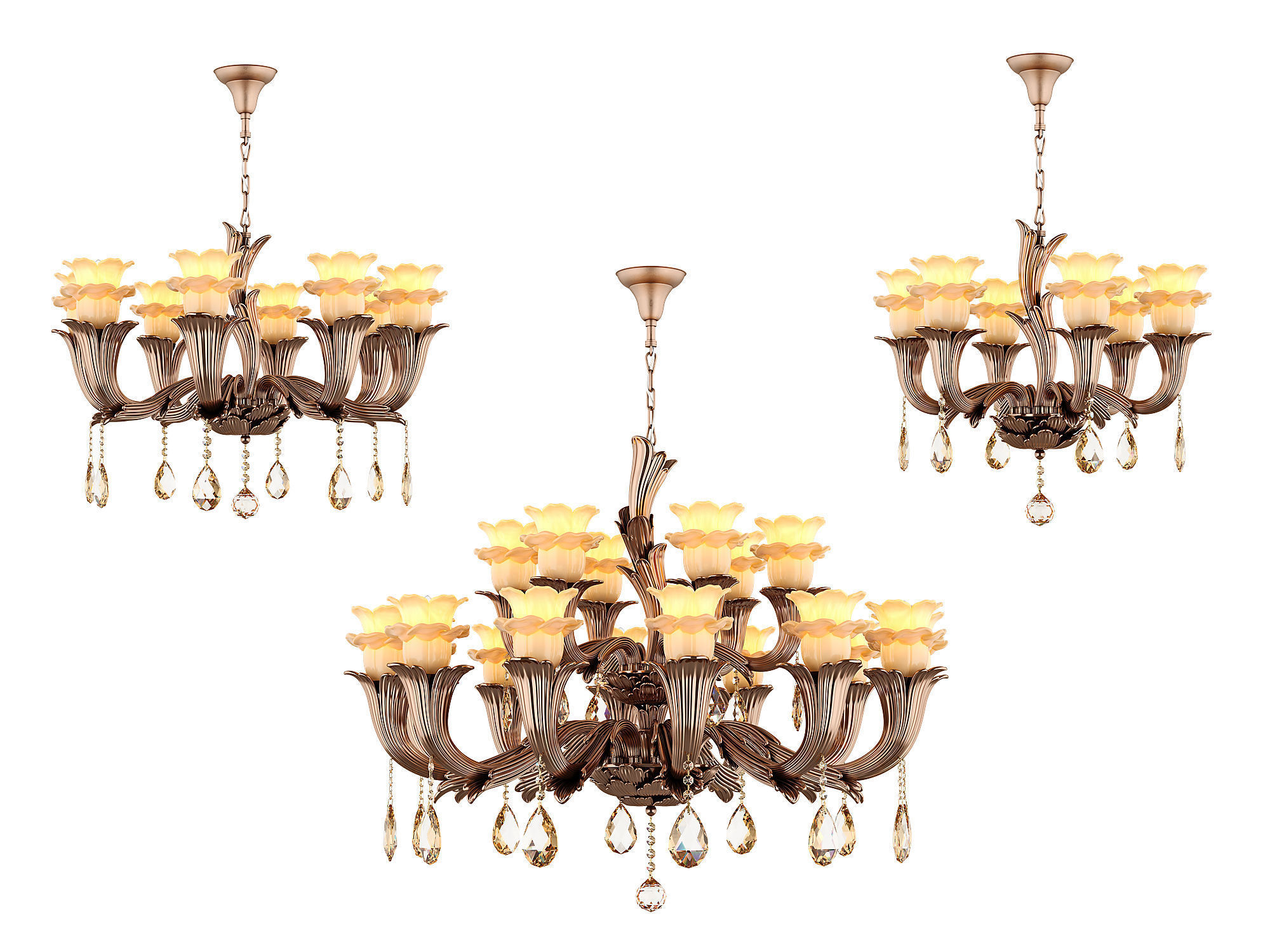76001 Osgona Collection of Murano Glass Lamps _1