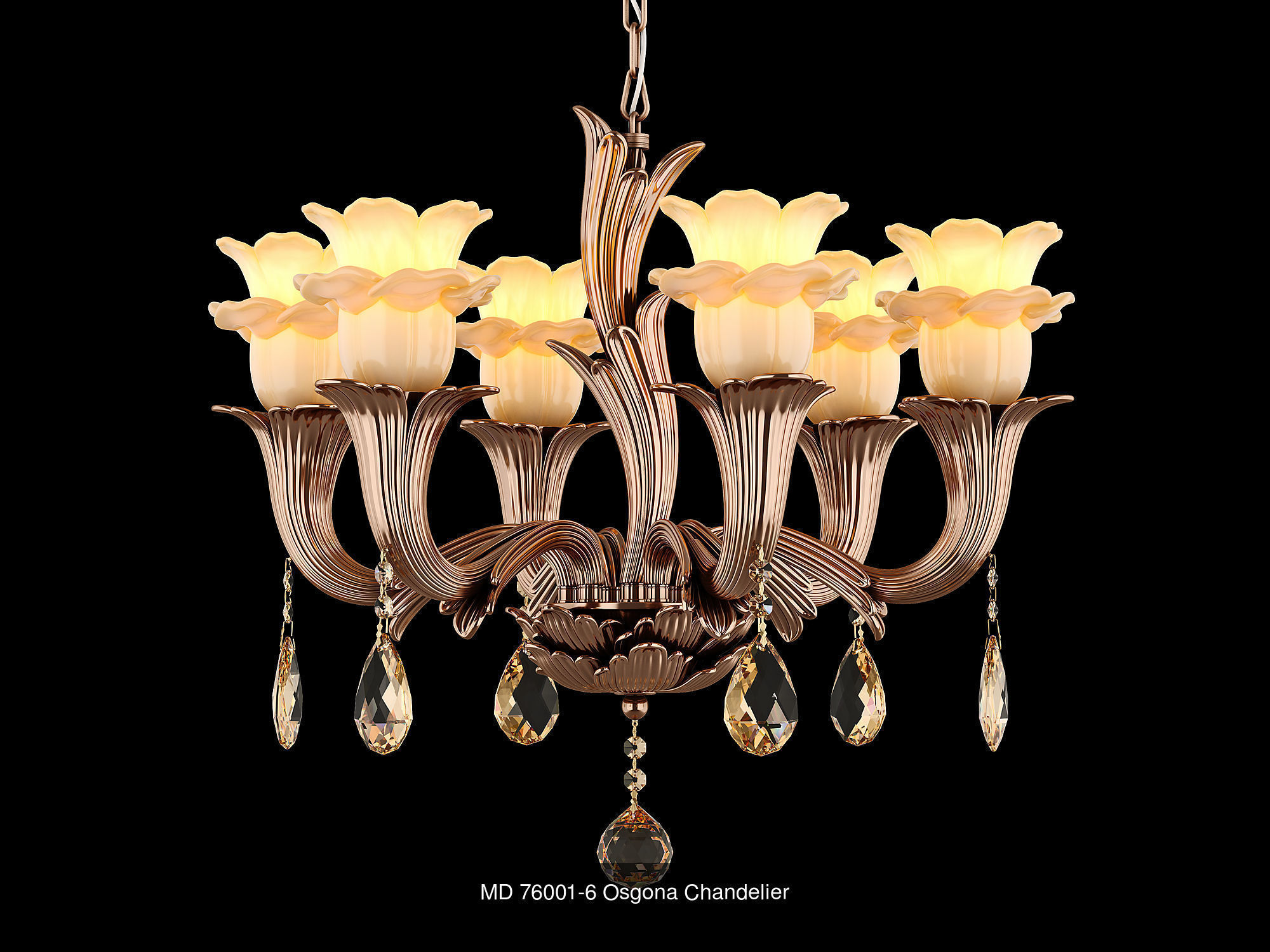 76001 Osgona Collection of Murano Glass Lamps _2