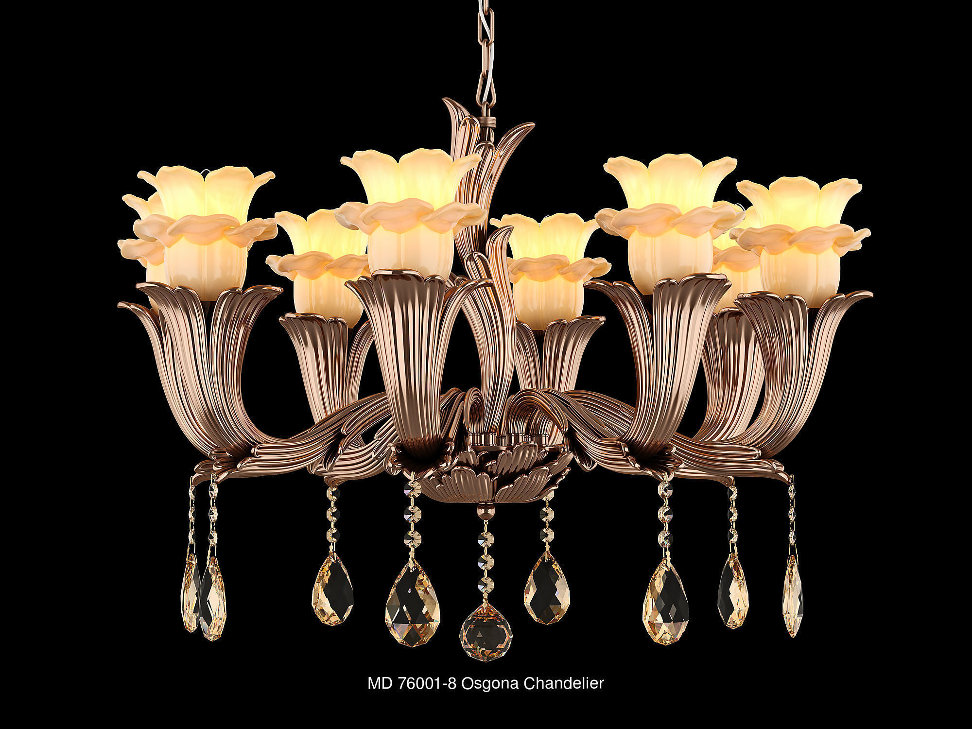 76001 Osgona Collection of Murano Glass Lamps _3