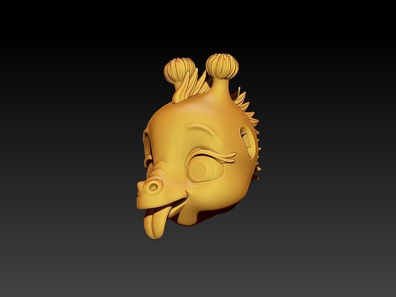 Kawaii Baby Giraffe 3D print model_9