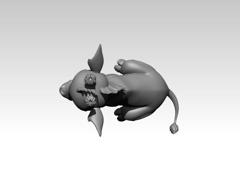 Kawaii Baby Giraffe 3D print model_4