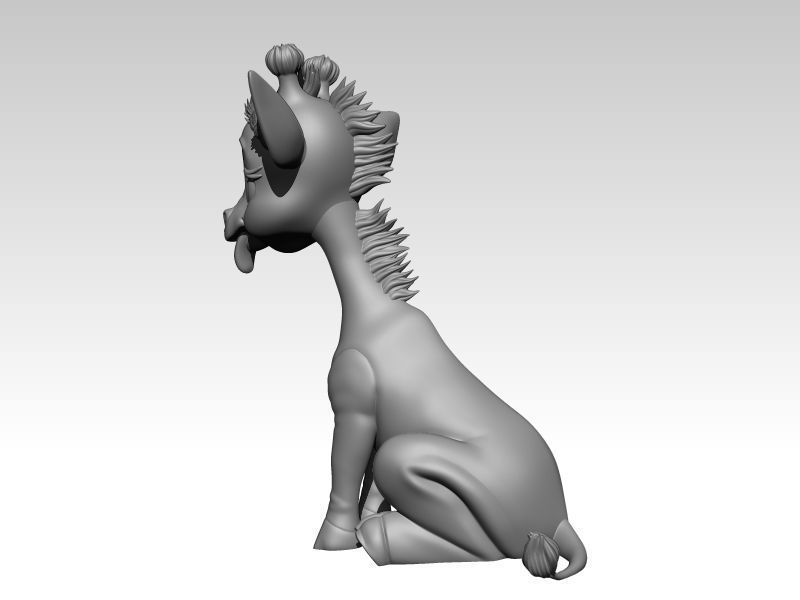 Kawaii Baby Giraffe 3D print model_5