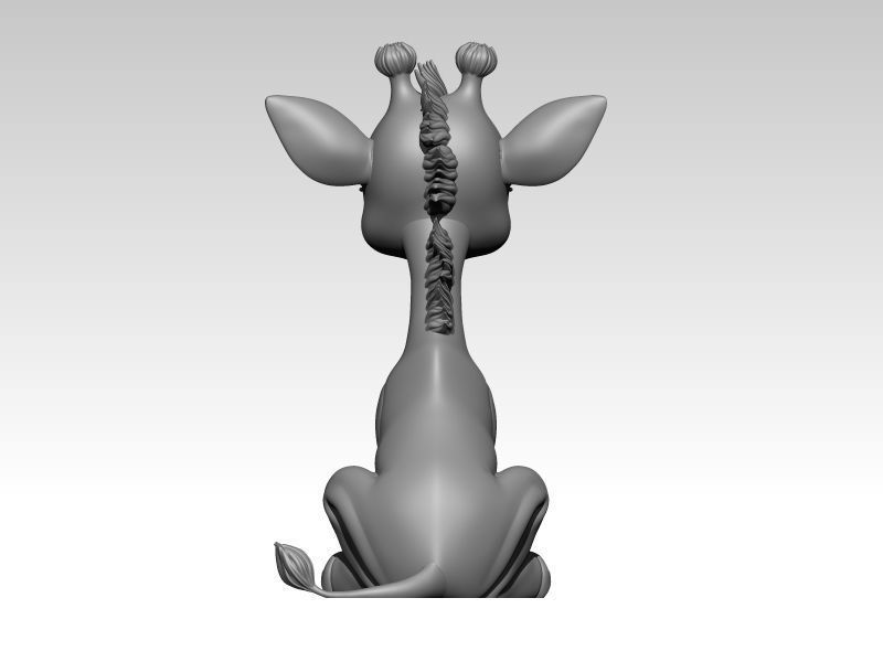 Kawaii Baby Giraffe 3D print model_3