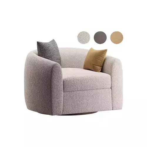 Sennen Swivel Tub Chair 3D model