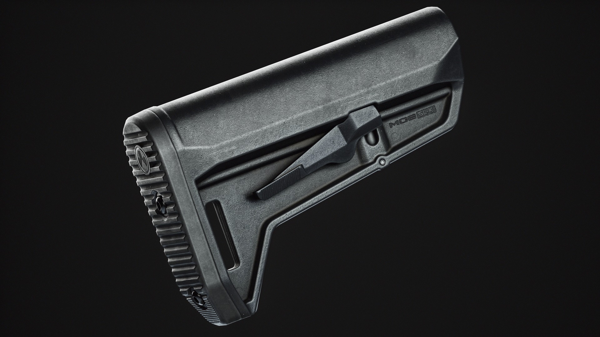 Magpul MOE SL-K Stock Low-poly 3D model_3