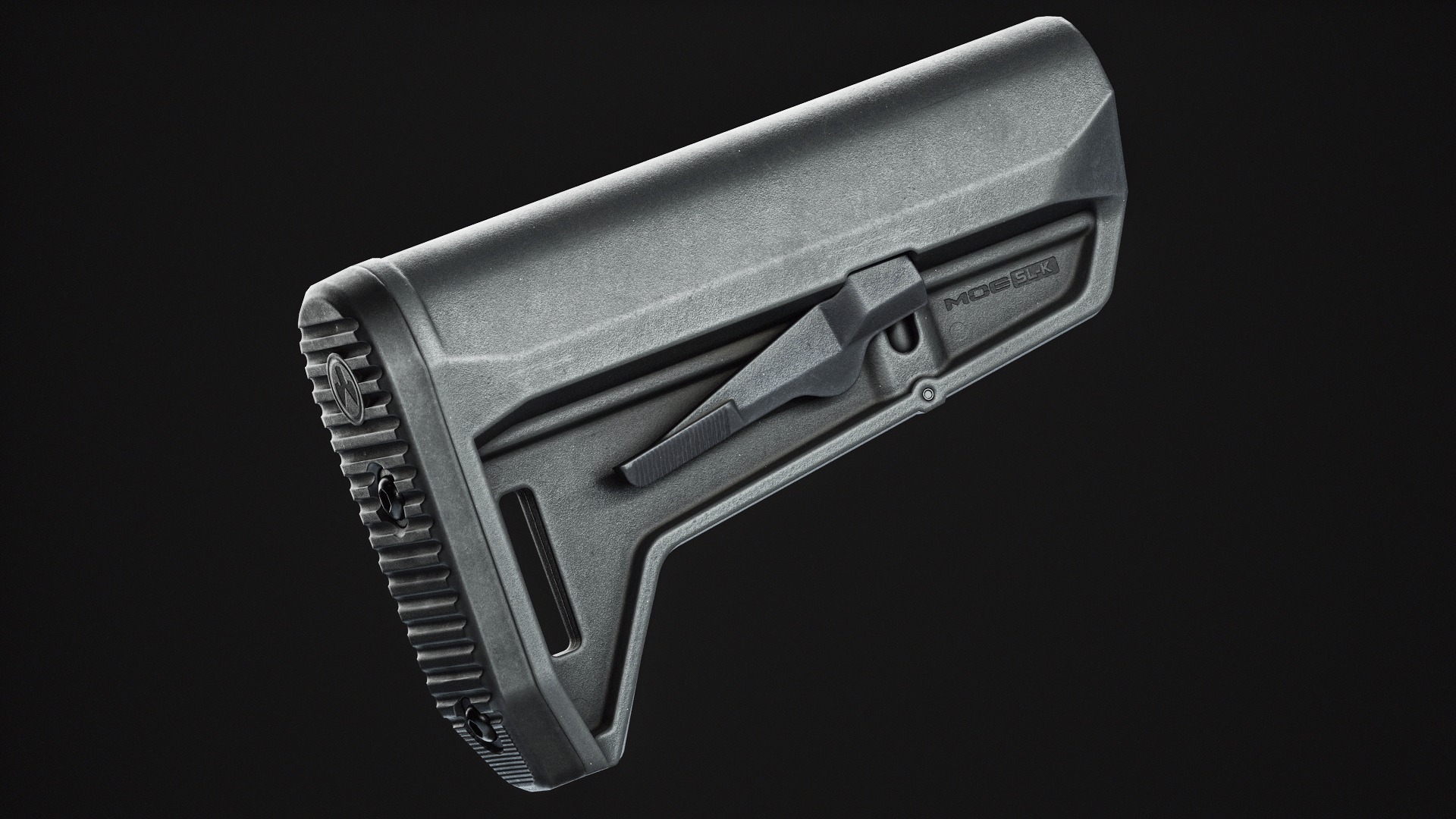 Magpul MOE SL-K Stock Low-poly 3D model_2