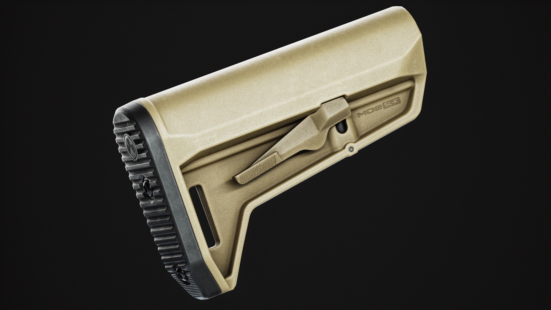 Magpul MOE SL-K Stock Low-poly 3D model_1