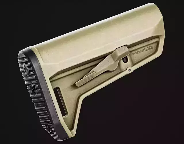 Magpul MOE SL-K Stock Low-poly 3D model