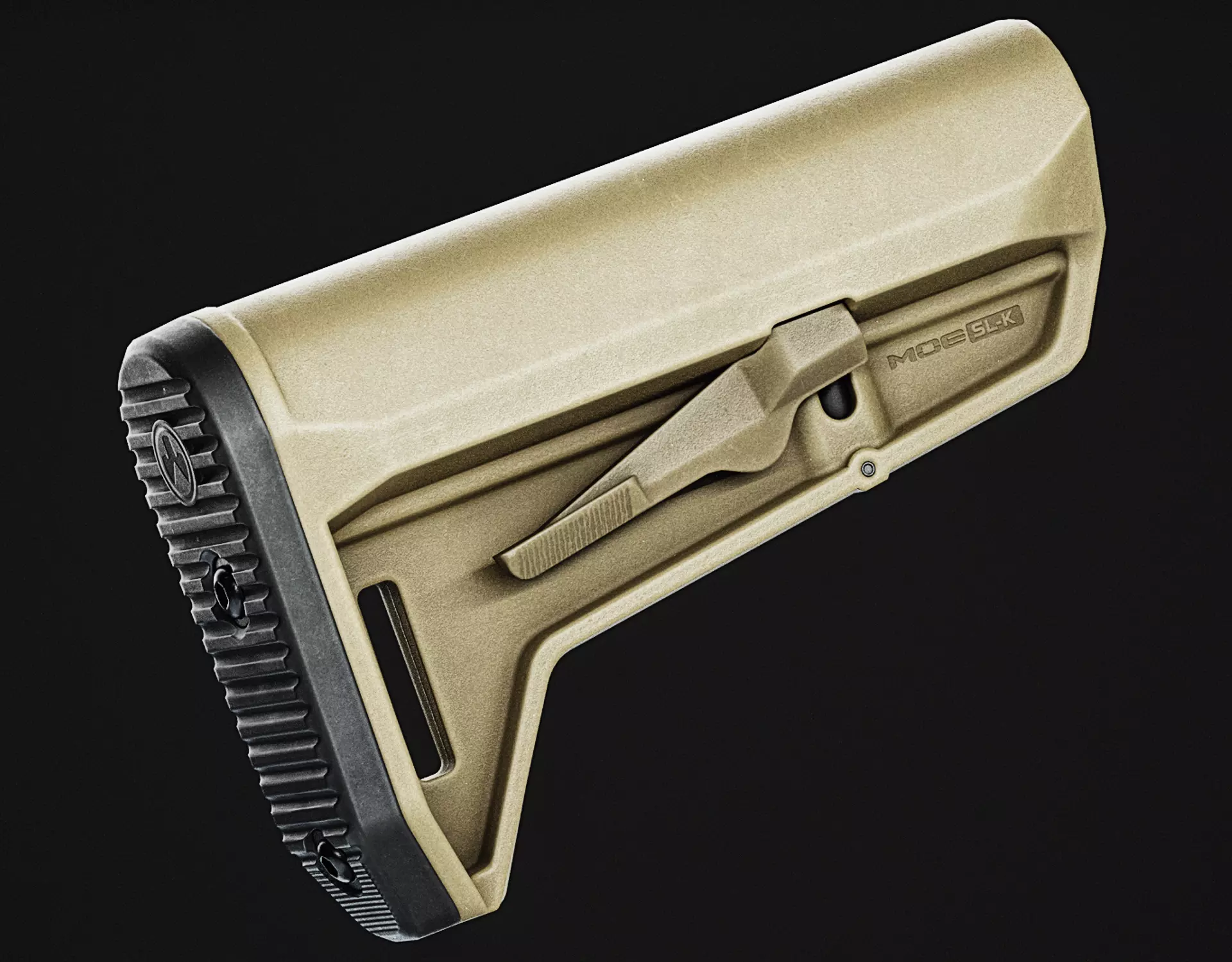 Magpul MOE SL-K Stock Low-poly 3D model_0