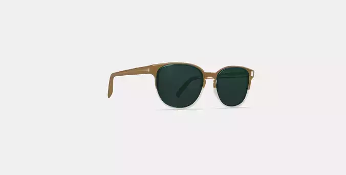 Sydney Sunglasses in Chai Crystal Fade 3D model