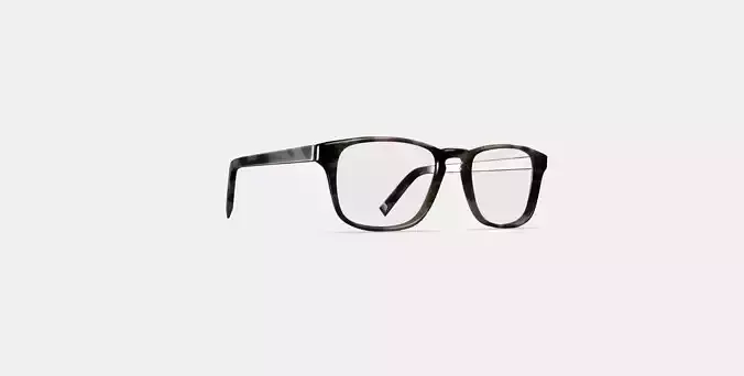 Bensen Eyeglasses in Greystone 3D model