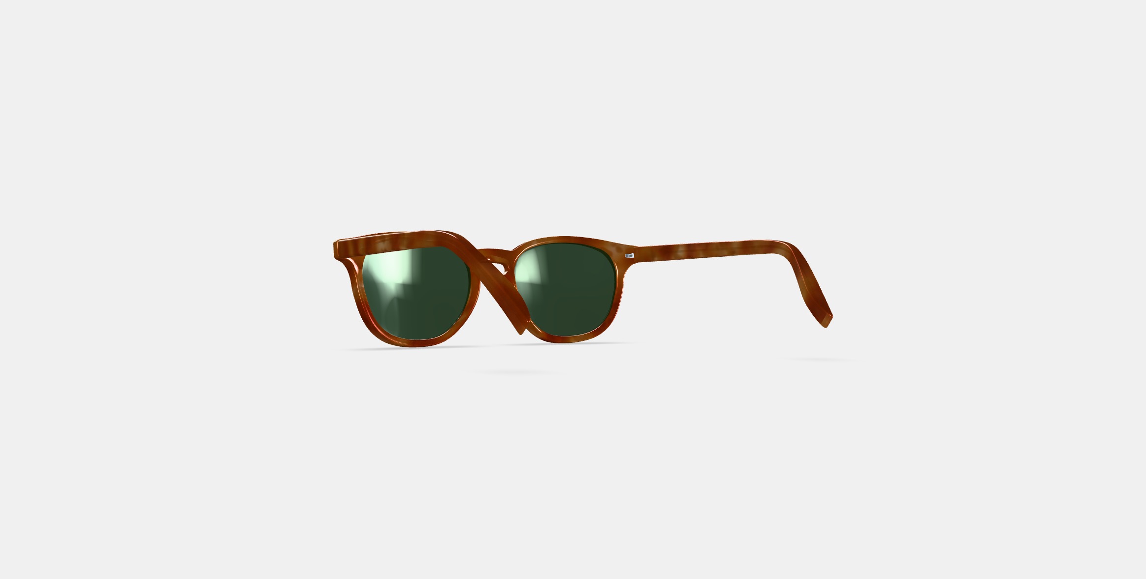 Toddy Sunglasses in Sequoia Tortoise 3D model_16