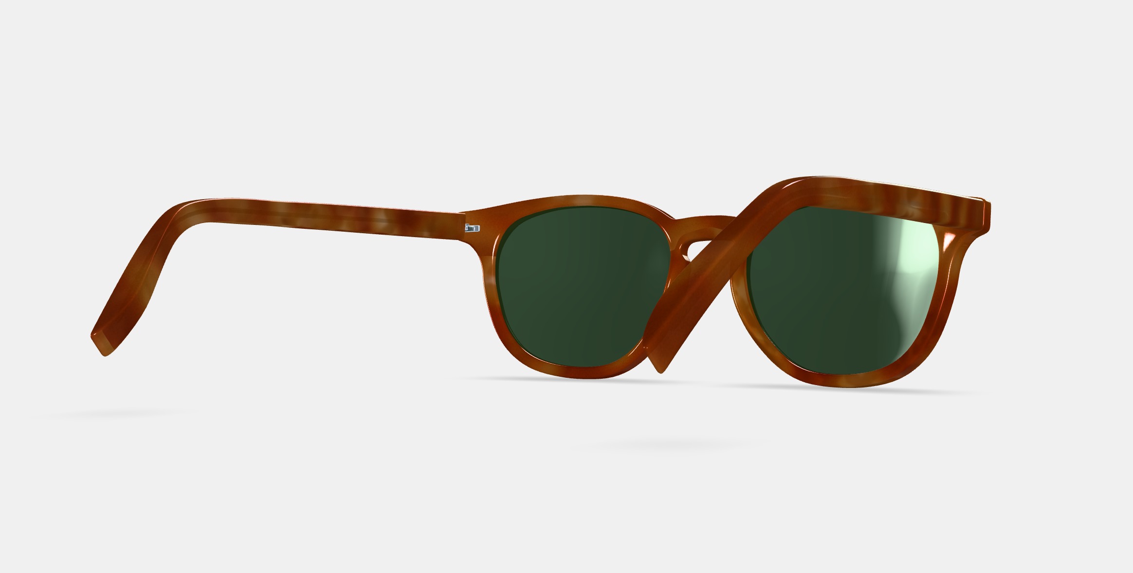 Toddy Sunglasses in Sequoia Tortoise 3D model_6