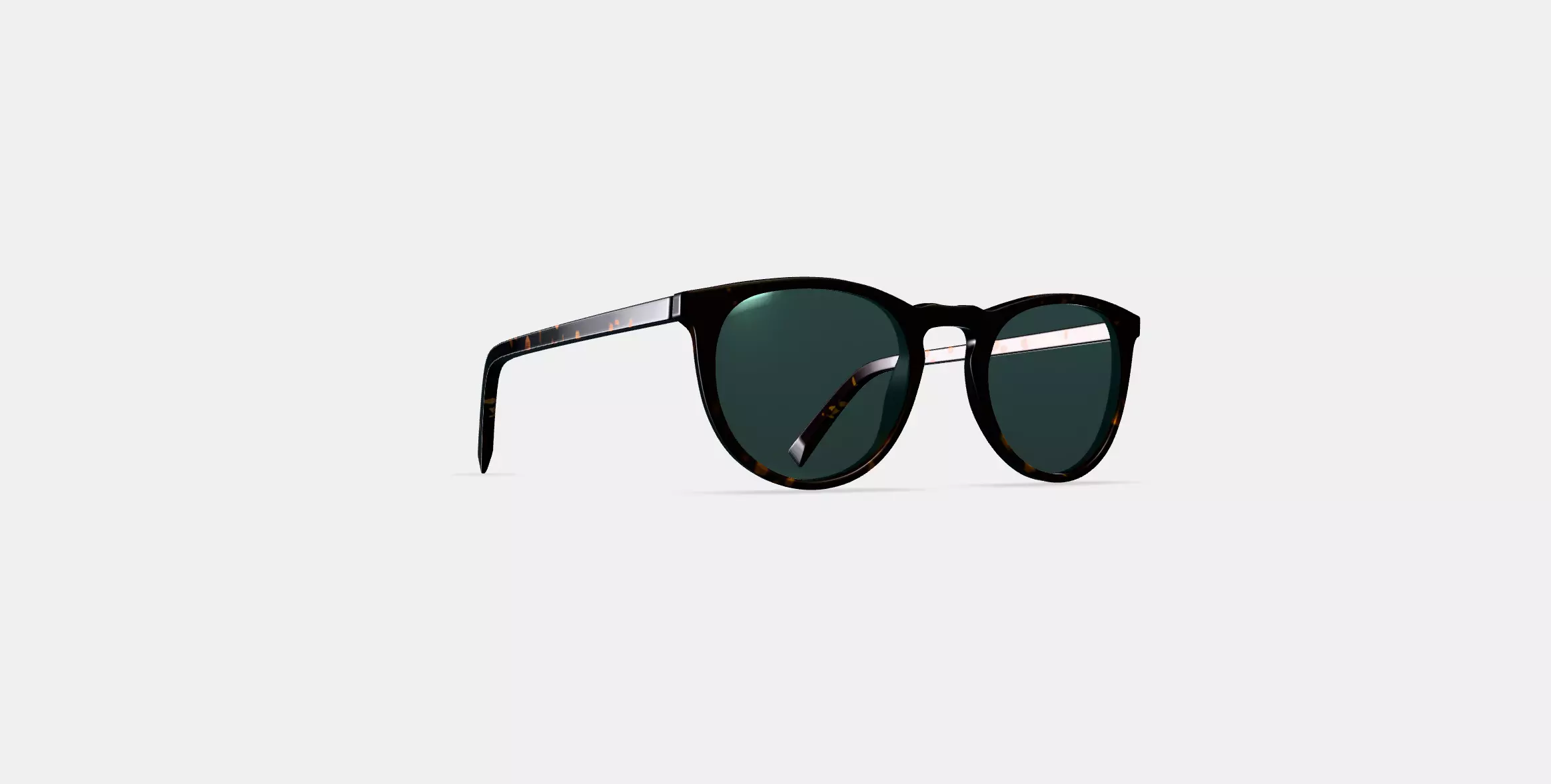 Haskell Sunglasses in Whiskey Tortoise 3D model_0