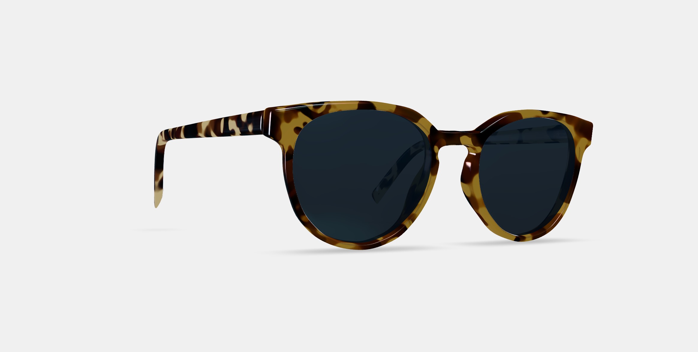 Wright Sunglasses in Walnut Tortoise 3D model_9