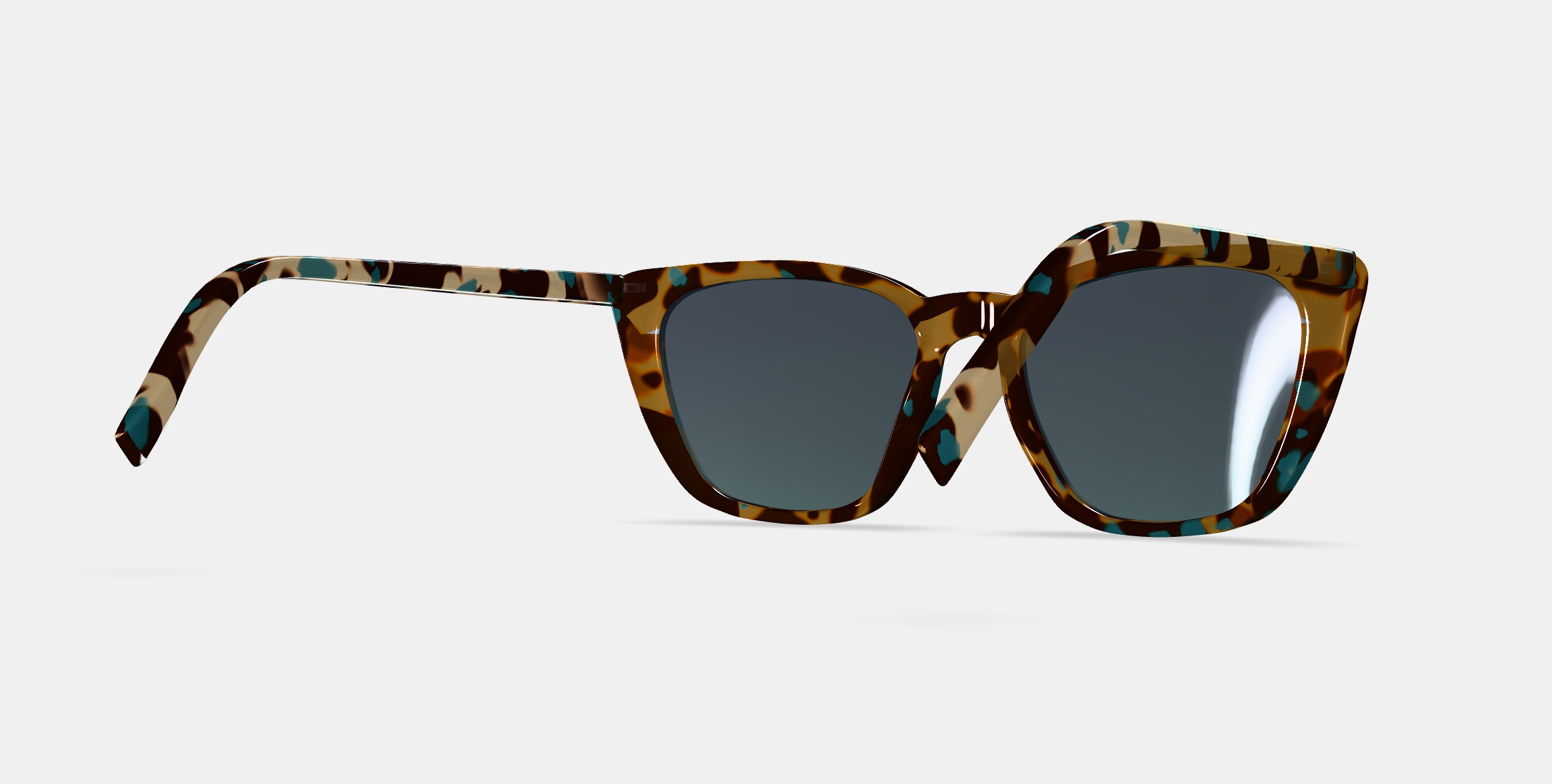 Janelle Sunglasses in Seashore Tortoise 3D model_6