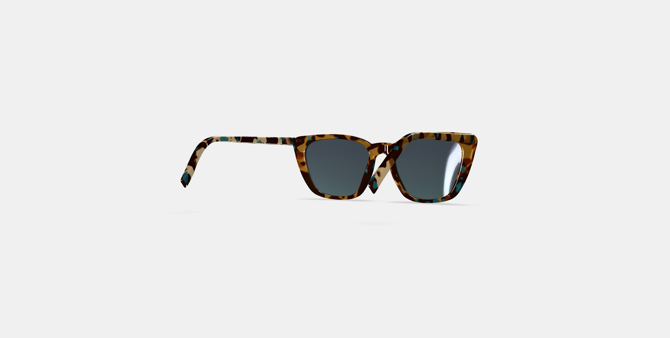 Janelle Sunglasses in Seashore Tortoise 3D model_5
