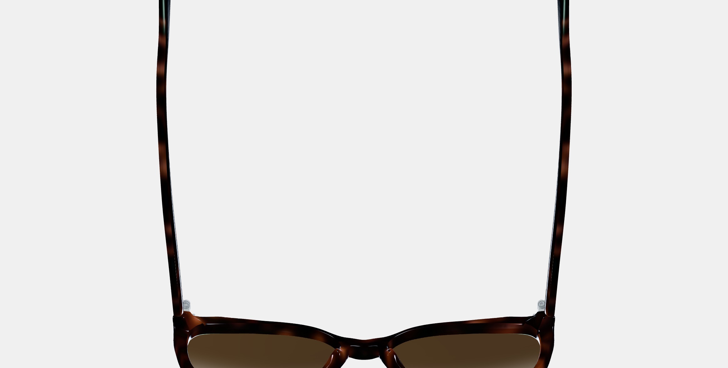 Nancy Low Bridge Fit Sunglasses in Cognac Tortoise 3D model_8