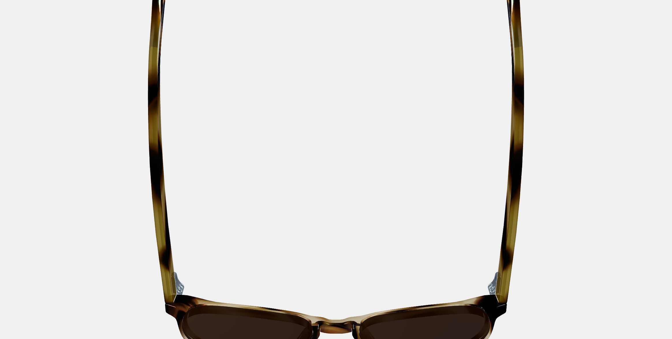 Percey Low Bridge Fit Sunglasses in Striped Sassafras 3D model_8