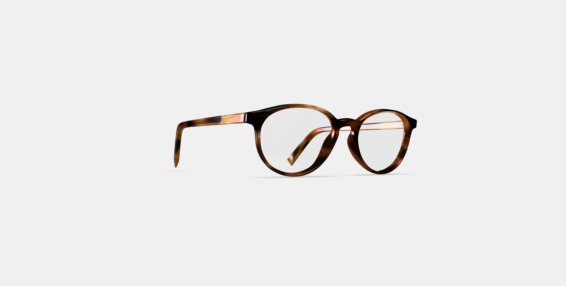 Watts Eyeglasses in Sugar Maple 3D model_2