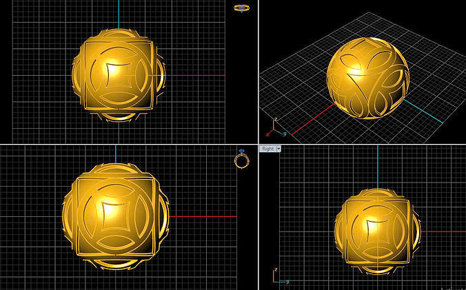 charm free 3D model | CGTrader