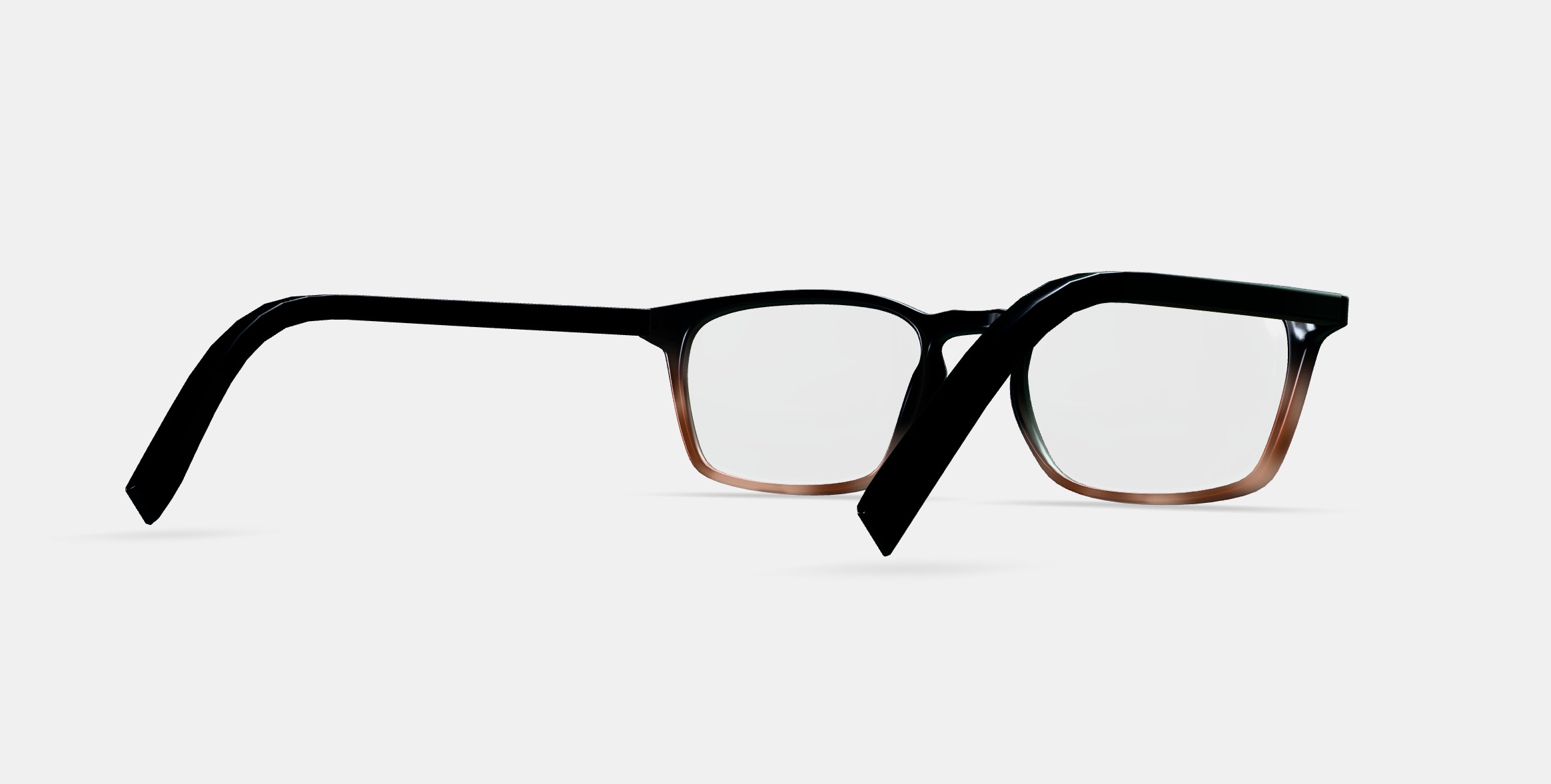 Chase Eyeglasses in Sugar Maple Fade 3D model_6