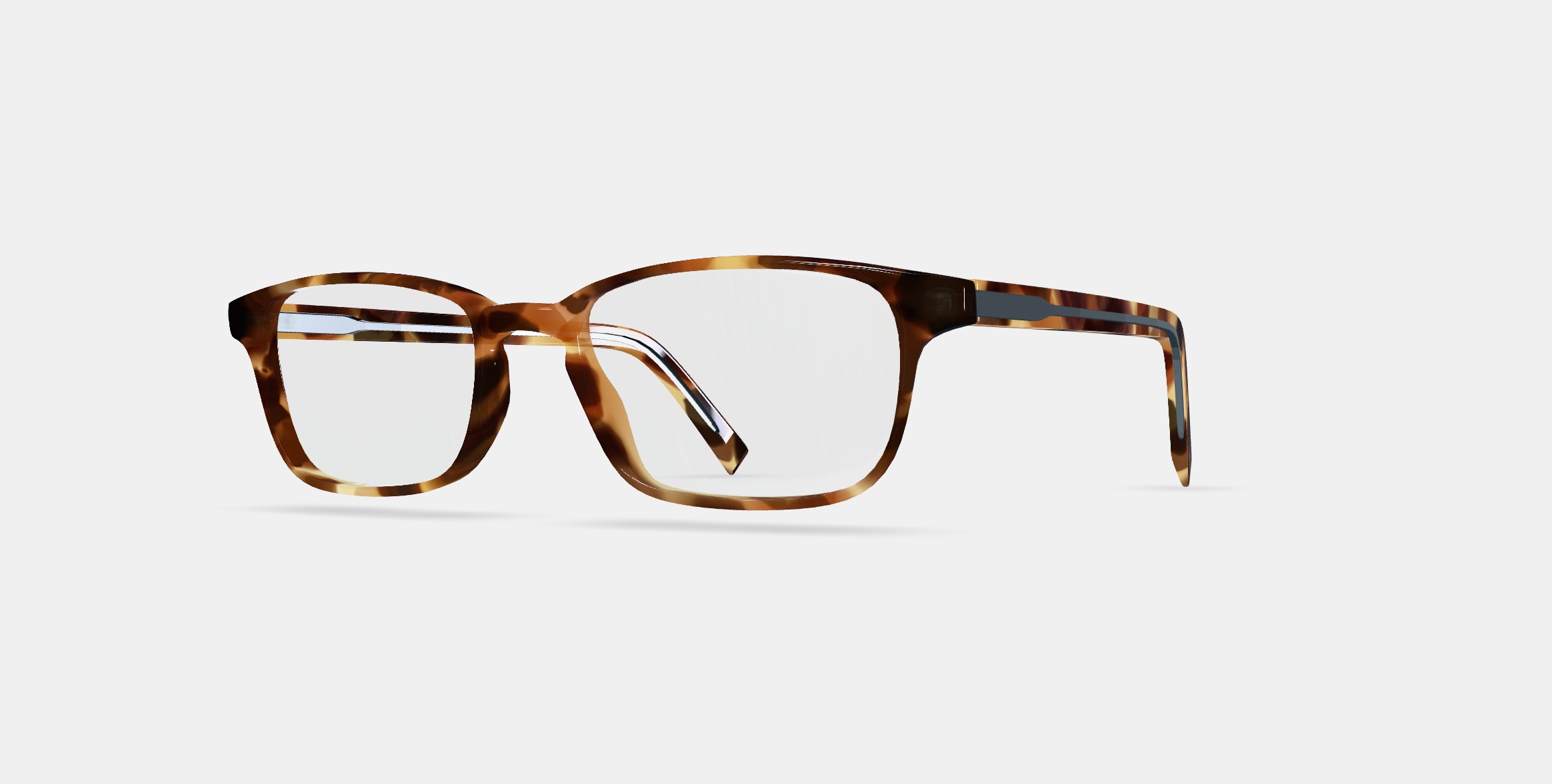 Hardy Eyeglasses in Root Beer 3D model_13