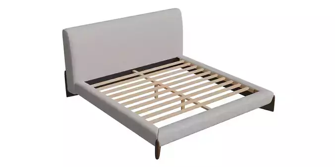 Crosby King Bed Frame 3D model