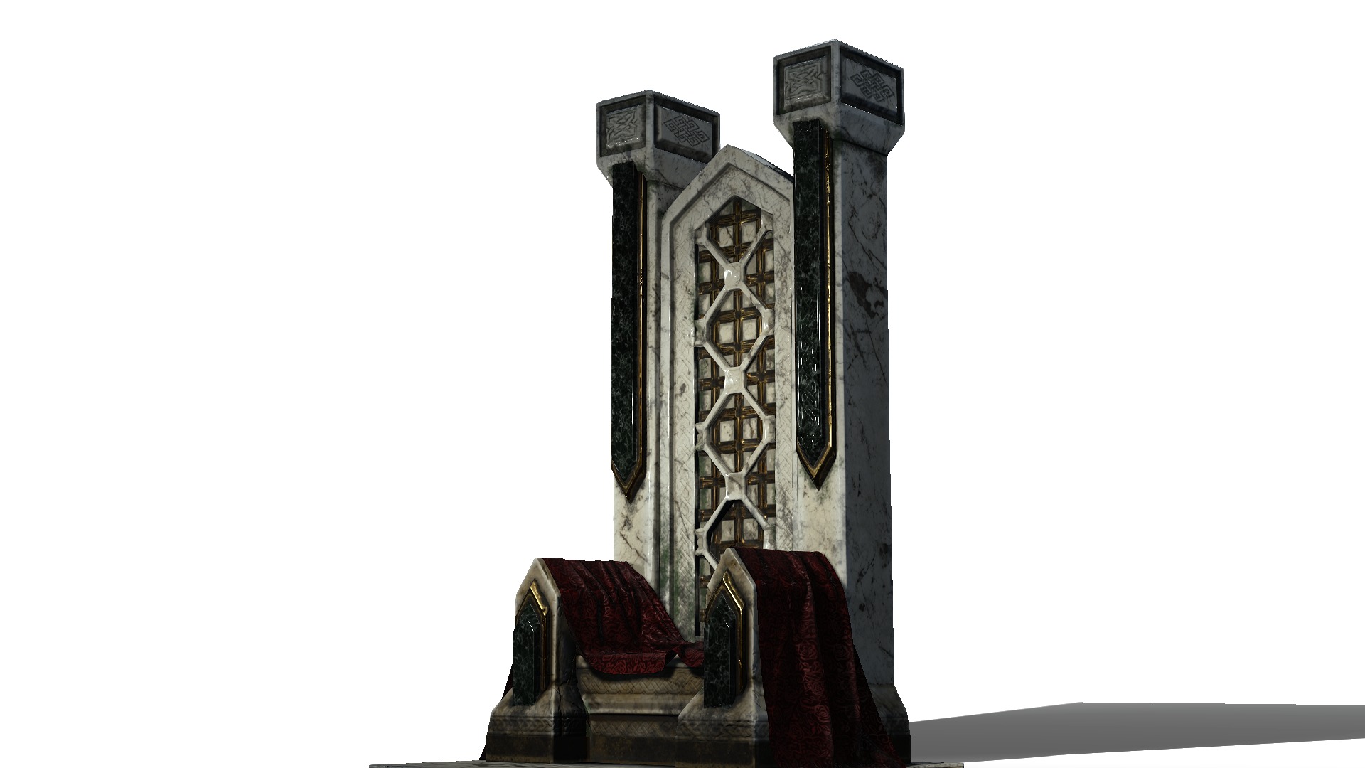 The Empress Low-poly 3D model_16