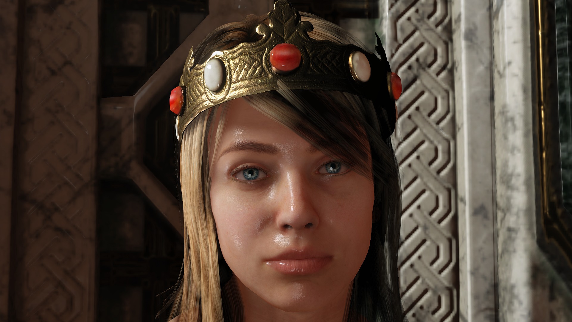 The Empress Low-poly 3D model_2