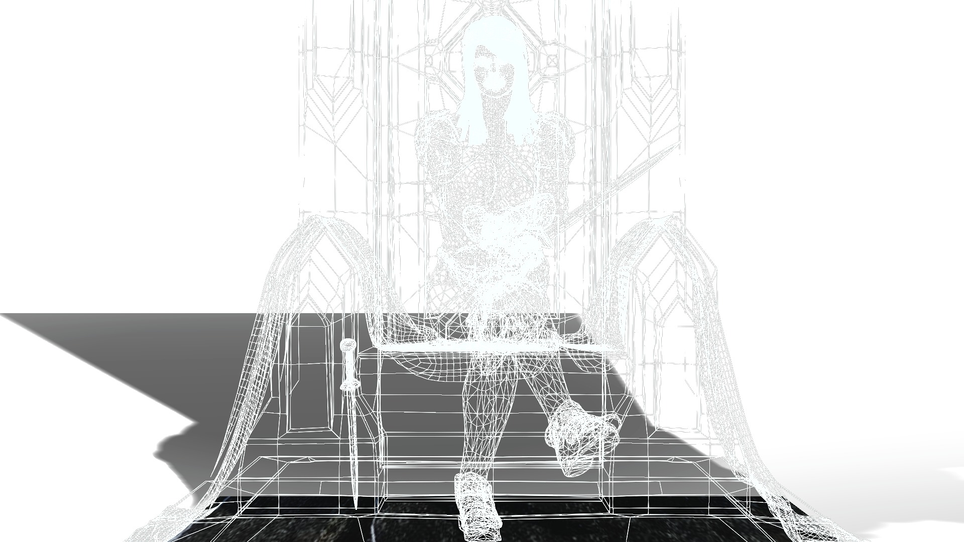 The Empress Low-poly 3D model_21