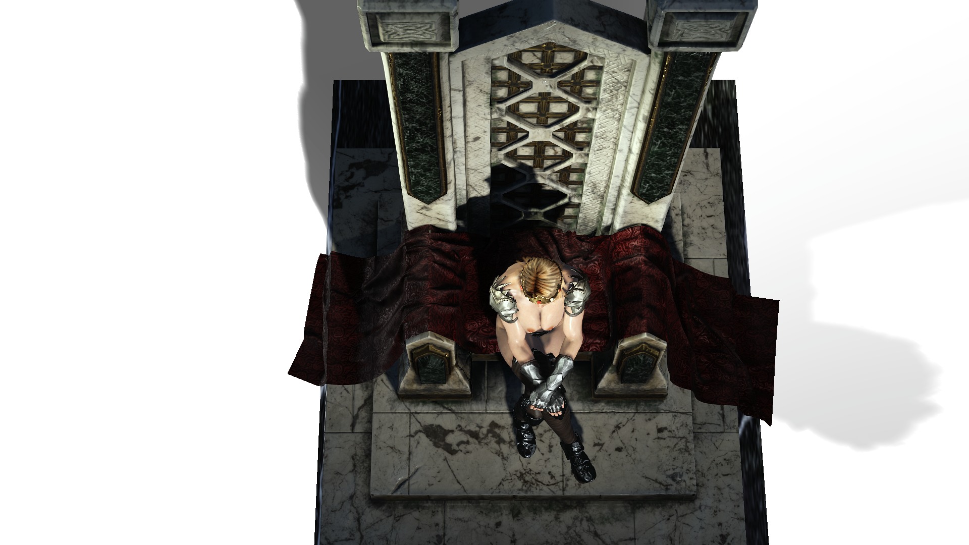 The Empress Low-poly 3D model_14