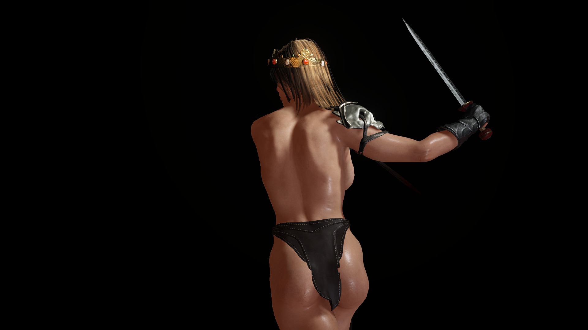 The Empress Low-poly 3D model_11