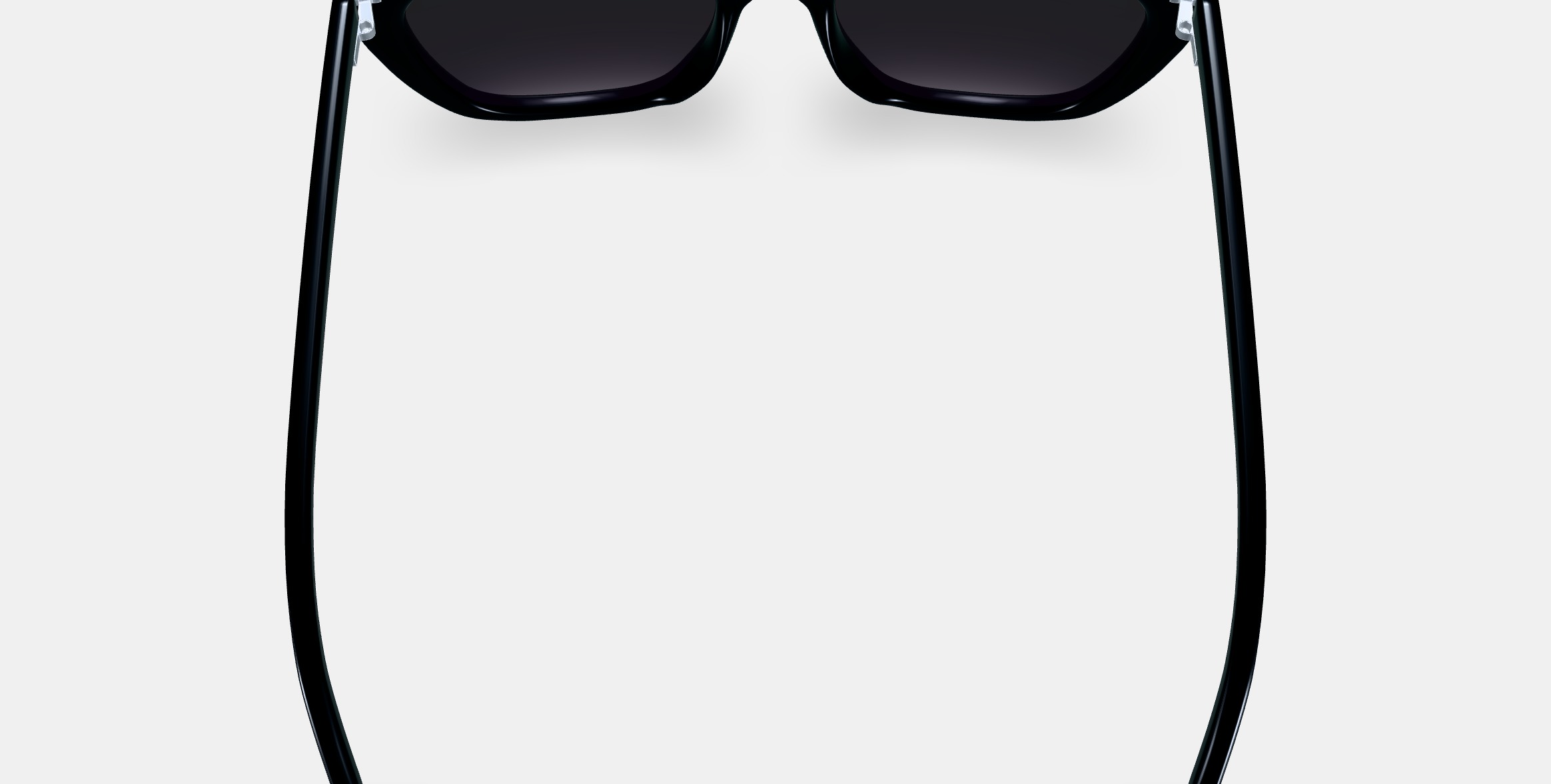 Janelle Sunglasses in Jet Black 3D model_4